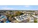 Aerial view showcasing the community of townhouses at 618 3Rd Ave. S # 4B, North Myrtle Beach, SC 29582