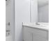 Clean bathroom with vanity and bathtub shower combination at 618 3Rd Ave. S # 4B, North Myrtle Beach, SC 29582