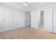 Spacious bedroom with ample closet space and neutral carpeting at 618 3Rd Ave. S # 4B, North Myrtle Beach, SC 29582