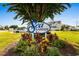 Sea Garden community entrance sign with landscaping at 618 3Rd Ave. S # 4B, North Myrtle Beach, SC 29582