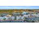 Aerial view of the apartment complex overlooking the golf course with water features at 661 Tupelo Ln. # 16B, Longs, SC 29568