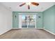 Bedroom featuring sliding glass doors and a view of the golf course at 661 Tupelo Ln. # 16B, Longs, SC 29568