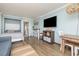 Open concept living area, featuring a small bar at 6900 N Ocean Blvd. # 1439, Myrtle Beach, SC 29572