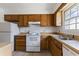 Cozy kitchen featuring cabinetry, updated appliances, and countertops at 1025 Carolina Rd. # I-7, Conway, SC 29526