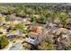 Aerial view showing house location, yard, and neighborhood at 1600 Gibson Ave., Myrtle Beach, SC 29575