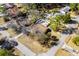 Aerial view showing house location and pool at 1600 Gibson Ave., Myrtle Beach, SC 29575