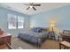 Spacious bedroom with king-size bed and en-suite bathroom at 191 Ocean Commons Dr., Surfside Beach, SC 29575