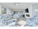 Open concept living area with ocean view at 1990 N Waccamaw Dr. # 1109, Garden City Beach, SC 29576