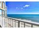 Relaxing ocean view from a condo balcony at 1990 N Waccamaw Dr. # 1109, Garden City Beach, SC 29576