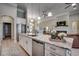 Bright kitchen with large island, stainless steel appliances, and open layout at 2004 Via Palma Dr., North Myrtle Beach, SC 29582