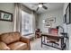 Inviting home office with comfortable leather chair and classic decor at 2004 Via Palma Dr., North Myrtle Beach, SC 29582