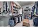 Large walk-in closet with ample shelving and hanging space for organized storage at 2004 Via Palma Dr., North Myrtle Beach, SC 29582