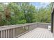 Private balcony overlooking lush trees and greenery at 245 Windover Dr., Pawleys Island, SC 29585