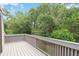 A deck with a view of the backyard and trees at 245 Windover Dr., Pawleys Island, SC 29585