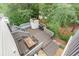 Elevated deck features a dining area and outdoor shower at 245 Windover Dr., Pawleys Island, SC 29585