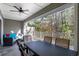 Relaxing deck overlooking private wooded area with outdoor seating at 2557 Pete Dye Dr. # 903, North Myrtle Beach, SC 29582