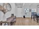 Bright and airy entryway with console table and mirror at 299 Empyrean Circle, Myrtle Beach, SC 29588
