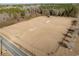 Aerial view of property showing large pasture and outbuildings at 3658 Edwards Rd., Aynor, SC 29511