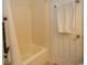 Clean bathroom with shower/tub combo at 4617 Lightkeepers Way # 9-I, Little River, SC 29566