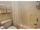 Clean bathroom with shower/tub combo at 4617 Lightkeepers Way # 9-I, Little River, SC 29566