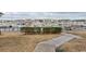 View of a marina from a grassy area with a boardwalk at 4617 Lightkeepers Way # 9-I, Little River, SC 29566