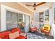 Spacious balcony with comfortable seating at 4773 Wild Iris Dr. # 5-202, Myrtle Beach, SC 29577