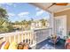 Balcony overlooking the community pool and golf course at 4773 Wild Iris Dr. # 5-202, Myrtle Beach, SC 29577