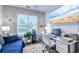 Home office with a desk, daybed, and large window at 5508 Whistling Duck Dr., North Myrtle Beach, SC 29582