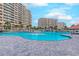 Large resort-style pool with plenty of lounge space at 5508 Whistling Duck Dr., North Myrtle Beach, SC 29582