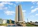 Oceanfront high-rise building with parking and ocean views at 5905 South Kings Hwy. # 408, Myrtle Beach, SC 29575
