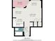 Bright and airy condo floor plan with balcony at 5905 South Kings Hwy. # 408, Myrtle Beach, SC 29575