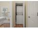 Compact laundry room with stackable washer and dryer at 6001 - 1243 S Kings Hwy., Myrtle Beach, SC 29575