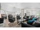 Bright living room with comfortable seating and fireplace at 6001-Mh53 S Kings Highway, Myrtle Beach, SC 29575