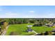 Aerial view of a single-story house with large green yard at 621 Bay St., Aynor, SC 29511