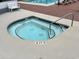 Clean hot tub with steps for easy access at 6803 N Ocean Blvd. # 115, Myrtle Beach, SC 29572