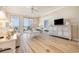 Living room with ocean view, light flooring, and comfy seating at 8500 Margate Circle # 606, Myrtle Beach, SC 29572