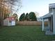 Fenced backyard with shed and patio at 9215 Greeneedle Pl., Murrells Inlet, SC 29576