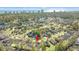Aerial view of community with lakes, ocean view and manicured landscaping at 113 Preservation Dr., Myrtle Beach, SC 29572