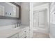 Bathroom with a shower/tub combo, a vanity with sink and storage at 1187 Norris Dr., Pawleys Island, SC 29585