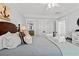 Bright bedroom with en-suite bathroom and a comfortable bed at 1187 Norris Dr., Pawleys Island, SC 29585