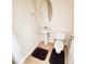 Clean and simple bathroom with pedestal sink and toilet at 155 E Chenoa Dr. # E, Murrells Inlet, SC 29576
