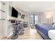 Bright bedroom with a comfy bed and ocean view at 2001 S Ocean Blvd. # 811, Myrtle Beach, SC 29577