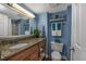 Bathroom with granite countertop and shower/tub combo at 202 75Th Ave. N # 5604/5605, Myrtle Beach, SC 29572