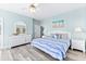 Bright bedroom with a king-size bed and plenty of closet space at 204 24Th Ave. N, North Myrtle Beach, SC 29582