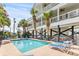 Inviting shared pool with plenty of lounge chairs at 204 24Th Ave. N, North Myrtle Beach, SC 29582
