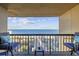 Balcony with stunning ocean and beach views at 210 75Th Ave. N # 4141, Myrtle Beach, SC 29572