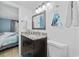 Clean and bright bathroom with granite vanity at 210 75Th Ave. N # 4141, Myrtle Beach, SC 29572