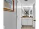 Small half bathroom with granite countertop and sink at 215 Baslow Ct. # 1-B, Myrtle Beach, SC 29572