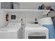Bright laundry room with washer and dryer at 215 Baslow Ct. # 1-B, Myrtle Beach, SC 29572