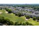 Aerial view showing condo community near golf course and waterway at 2180 Waterview Dr. # 812, North Myrtle Beach, SC 29582